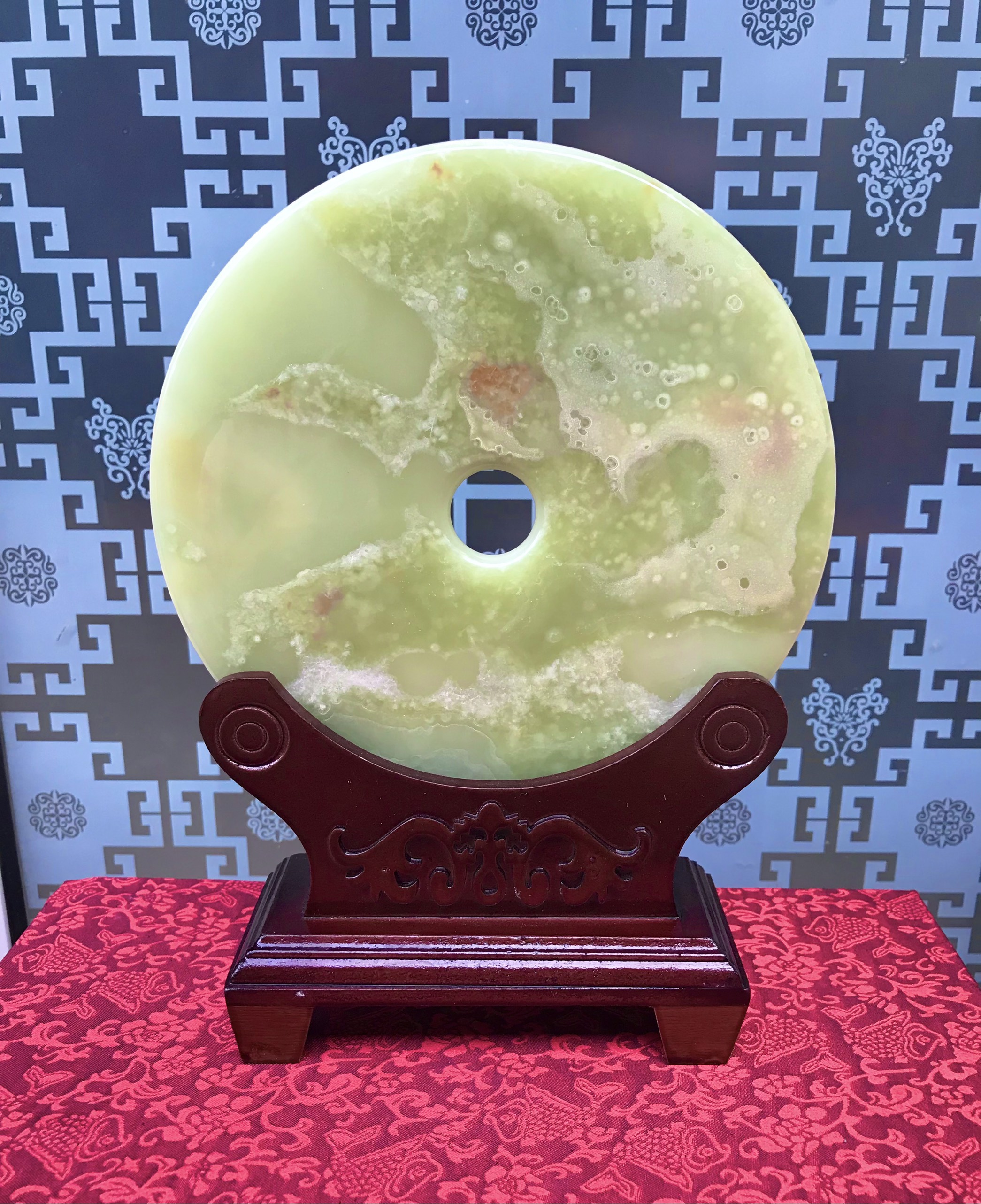 Ngọc Đồng Tâm Ngọc Onyx Xanh